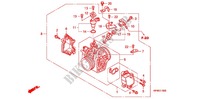 CUERPO MARIPOSA GASES para Honda FOURTRAX 420 RANCHER 4X4 Manual Shift RED 2010