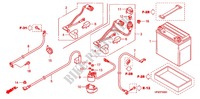 CONJUNTO DE ALAMBRES/BATERIA para Honda FOURTRAX 420 RANCHER 4X4 Manual Shift RED 2010