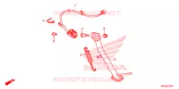 SOPORTE PRINCIPAL/PEDAL DE FRENO para Honda NC 750 S ABS 2016