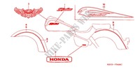 MARCA para Honda SHADOW VT 750 Hamamatsu factory 2007