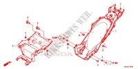 GUARDABARROS TRASERO para Honda NC 750 X ABS DCT 2016