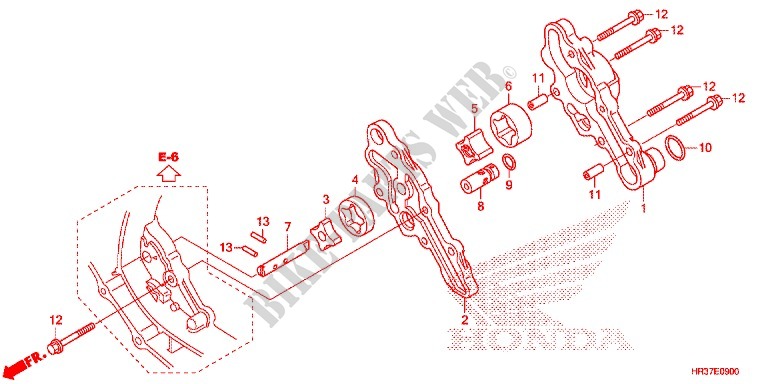 BOMBA DE ACEITE (TRX420FA1/FA2) para Honda FOURTRAX 420 RANCHER 4X4 DCT EPS 2016