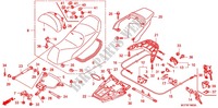 ASIENTO SIMPLE(2) para Honda SILVER WING 400 ABS 2012