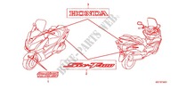 EMBLEMA/FLEJE (FJS400D9/FJS400A) para Honda SILVER WING 400 ABS 2014