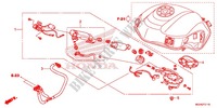 TANQUE DE COMBUSTIBLE/BOMBA DE COMBUSTIBLE para Honda CROSSTOURER 1200 ABS RED 2016