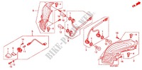 LUZ DE COMBINACION TRAS. (FES1257/A7) (FES1507/A7) para Honda S WING 125 FES ABS 2007