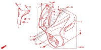TAPAS DELANTERAS (FES1257/A7) (FES1507/A7) para Honda S WING 150 FES ABS 2007