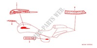 EMBLEMA/FLEJE para Honda VTX 1800 F Specification 3 2006