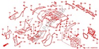 GUARDABARROS TRASERA ('07/'08) para Honda FOURTRAX 500 FOREMAN RUBICON Hydrostatic 2007