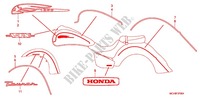 EMBLEMA/FLEJE (VTX1800R/S/T/N'06) para Honda VTX 1800 R Specification 2 2007