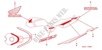EMBLEMA/FLEJE (CB400 7J) para Honda CB 400 SUPER FOUR SOLID COLOR 2005