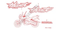 EMBLEMA/FLEJE (CB250FT/V/X/Y/1) para Honda CB 250 HORNET SPEED WARNING LIMIT 1999