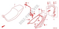 ASIENTO/CAPO DE ASIENTO para Honda CB 400 SUPER BOL D\'OR Half cowl attachment two-tone main color 2012