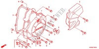 CUBIERTA DE CARTER IZQ./ GENERADOR(2) para Honda WAVE DASH 110 R, Electric start, rear brake disk 2013