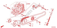 CADENA DE LEVA/TENSIONADOR para Honda WAVE DASH 110 S, Electric start, rear brake drum 2012