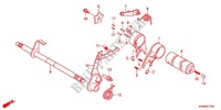 TAMBOR CAMBIO ENGRANAJES/HORQUILLA DE CAMBIO para Honda WAVE DASH 110 S, Electric start, rear brake drum 2012