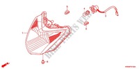 FARO DELANTERO (1) para Honda WAVE DASH 110 S, Electric start, rear brake drum 2013