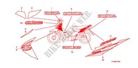 EMBLEMA/FLEJE (6) para Honda WAVE 125 X, Spoked wheels, Kick start only 2010