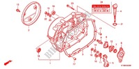 CUBIERTA DE CARTER DER. para Honda WAVE 125 X, Casted wheels, Electric start 2012