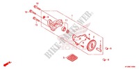 CARTER DE MOTOR/BOMBA DE ACEITE para Honda FUTURE 125 Casted wheels, Rear brake disk 2013