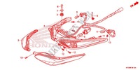 LUZ DE COMBINACION TRAS. (AFS125MSD/MCSD,E/MCRD,E) para Honda FUTURE 125 Casted wheels, Rear brake disk 2013