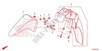 GUARDABARROS DELANTERO para Honda FUTURE 125 Casted wheels, Rear brake disk 2014