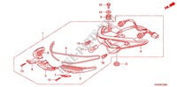 LUZ DE COMBINACION TRAS. para Honda WAVE 110 Casted wheels, Kick start 2012