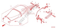 ASIENTO SIMPLE(2) para Honda CB 1100 ABS RED 2013