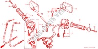 INTERRUPTOR/CABLE/PALANCA DE MANIJA(2) para Honda CB X4 1300 LD 2000