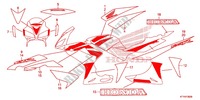 EMBLEMA/FLEJE (CBR125RW'07,'08,'09,'10) para Honda CBR 125 2007