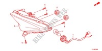 LUZ TRASERA(2) para Honda CBR 250 R ABS RED 2011