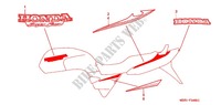EMBLEMA/FLEJE (COULEUR PLEINE/COULEUR DEUX TONS) para Honda CB 1300 SUPER FOUR STRIPES 2001
