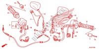 PALANCA DE MANIJA/INTERRUPTOR/CABLE/RETROVISOR para Honda S WING 125 ABS E 2012