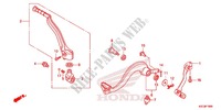 PEDAL/BRAZO ARRANCADOR PEDAL para Honda CRF 250 X 2013