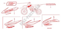 EMBLEMA/FLEJE (CRF450R'06 '08) para Honda CRF 450 R RED 2008