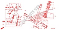 VASTAGO DE DIRECCION/PUENTE SUPERIOR para Honda CRF 450 R 2012