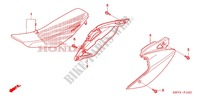 ASIENTO/CUBIERTA LATERAL para Honda CRF 450 X 2012