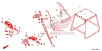 ESTRIBO/ESTANTE para Honda CRF 450 R 2017