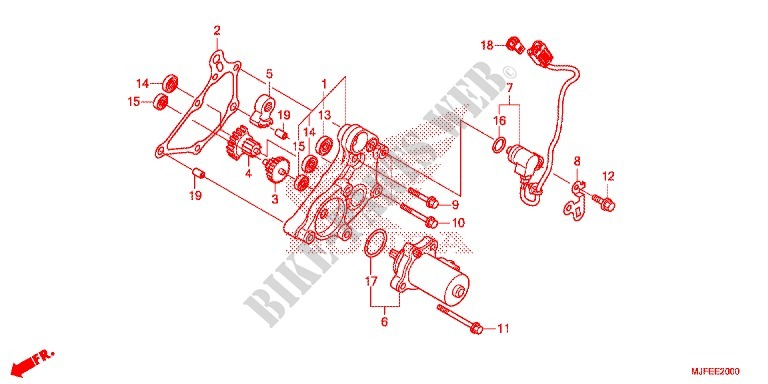 CAJA DE REDUCCION para Honda CTX 700 N DCT ABS 2016