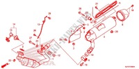 SILENCIADOR DE ESCAPE(2) para Honda CTX 700 N DCT ABS 2016