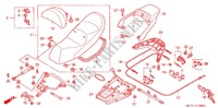ASIENTO SIMPLE(2) para Honda SILVER WING 600 2002