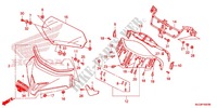 MANIJA DE DIRECCION/MANIJA CUBIERTA/WIND SCREEN para Honda F6B 1800 BAGGER DELUXE AC 2013