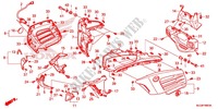 ASIENTO/CAPO TRASERO para Honda F6B 1800 BAGGER AC 2014