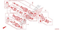 ARTICULACION TRASERA/EJE DE IMPULSION TRASERA para Honda PIONEER 700 M4 2015