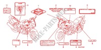 ETIQUETA DE PRECAUCION (CB1300S/SA) para Honda CB 1300 SUPER BOL DOR ABS LIMITED EDITION 2006