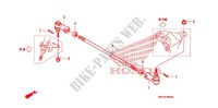 BARRA DE ACOPLAMIENTO para Honda SPORTRAX TRX 400 X 2011