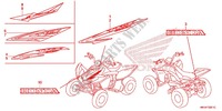 EMBLEMA/FLEJE (TRX400EX'08/X'09/X'12/X'13/X'14) para Honda SPORTRAX TRX 400 X 2011