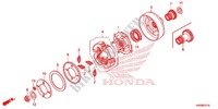 EMBRAGUE DE ARRANQUE  para Honda FOURTRAX 420 RANCHER 4X4 AT DCT CAMO 2016