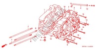 CARTER DE MOTOR (C100) para Honda EX5 DREAM 100, Kick start 2011