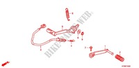 ESTRIBO/PEDAL para Honda VTR 250 PGMFI 2012